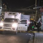 La Policía llegó al sector para realizar el levantamiento del cadáver.