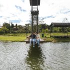 Alrededor de la laguna se puede realizar cabalgatas, senderismo.