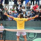 Ecuador consiguió su primer punto de la serie ante Australia.