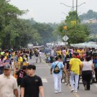 Afluencia masiva de hinchas para ver el partido de Barcelona vs. Inter Miami.