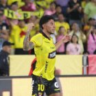 Joao Rojas festejando su gol ante el Inter Miami.