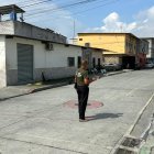 Lugar donde ocurrió el crimen en Los Vergeles, Guayaquil.