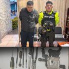 El detenido registra antecedentes penales por robo y receptación.