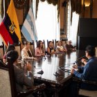 Esta fue la cuestionada reunión de una parte del Concejo para tratar el tema de Álvarez.