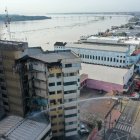 El edificio quedó severamente afectado a causa del incendio.