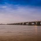 El Puente de la Unidad Nacional es una de las rutas en Guayas para salir a otras provincias.