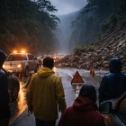 Estado de las vías en Ecuador. imagen recreada para estos días de carnaval.