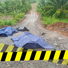 Los cuerpos estaban en un camino de una zona rural del cantón El Carmen.
