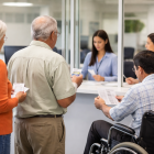 Recreación: adultos mayores y personas con discapacidad realizan trámites para solicitar la devolución del IVA.