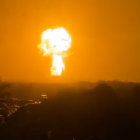 Volcán de lodo en San Juan de Urabá, en el departamento colombiano de Antioquia (noroeste).