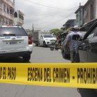La zona del crimen, en el suburbio de Guayaquil. El joven era conocido en el sector, pues vivía en una zona cercana.