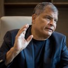 Rafael Correa, expresidente de Ecuador, en una foto de 2024.