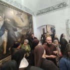 Una de las obras admiradas durante las visitas  al templo capitalino.