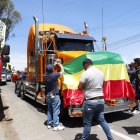 En Carchi se han registrado manifestaciones de parte del transporte pesado.