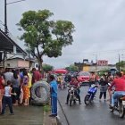 Vecinos salieron tras escuchar los disparos.