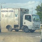 Agentes de Criminalística realizaron el levantamiento del cuerpo en Posorja.