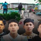 Policías y militares llegaron al lugar del ataque y acordonaron la escena. Sin embargo, las labores se complicaron por la presencia de decenas de personas que se concentraron en el sitio. Estas son 4 de los seis fallecidos.