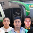 Las cinco víctimas se encontraban en el interior del bus.