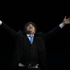 Javier Milei, durante una presentación en Madrid.