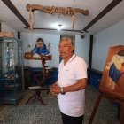 Una de sus últimas obras captura el trabajo de las vendedoras ambulantes en Quito.