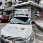 El cuerpo fue llevado del consultorio dental a la morgue de la Policía Nacional.