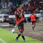 Lucas Mancinelli marcó el gol del triunfo del Deportivo Cuenca sobre el Santos.