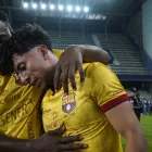 Joao Rojas (d) ha sufrido constantes lesiones desde que llegó a Barcelona SC.