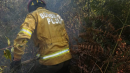 Incendio forestal en Sigchos, provincia de Cotopaxi.