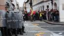 Protestas en Quito de este 15 de noviembre de 2024.