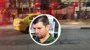 En este taxi se movilizaba Julio David Mendoza López, quien fue acribillado junto a otras tres personas.