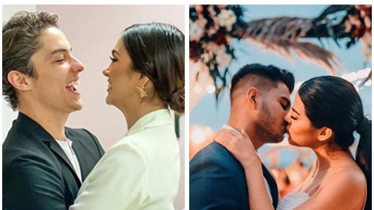 Krysthel Chuchuca y José Ramón tienen 1 año de noviazgo. Emma Guerrero y Fernando Zúñiga llevan 9 meses de novios.