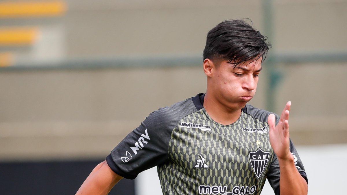 Alan Franco y sus primeros entrenamientos con el Atlético Mineiro.