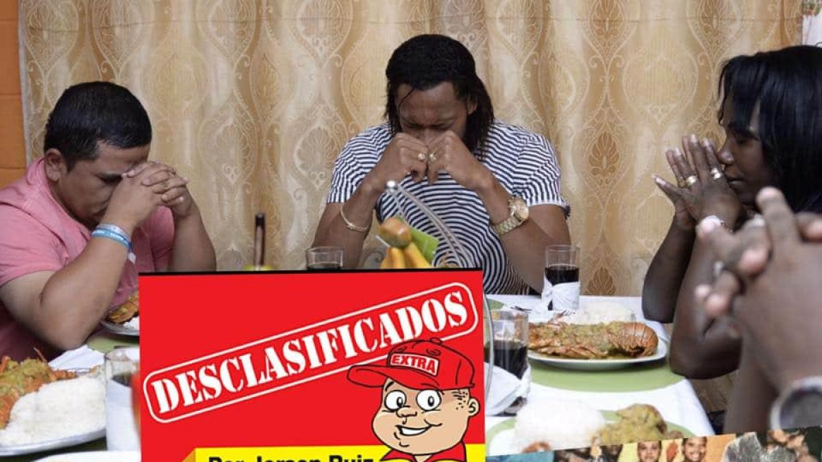 Un día después de la primera final, Arturo Mina en familia y con EXTRA en la mesa, daba gracias a Dios por la mega langosta que se iba a comer, fue en ese momento que pasó a River Plate.