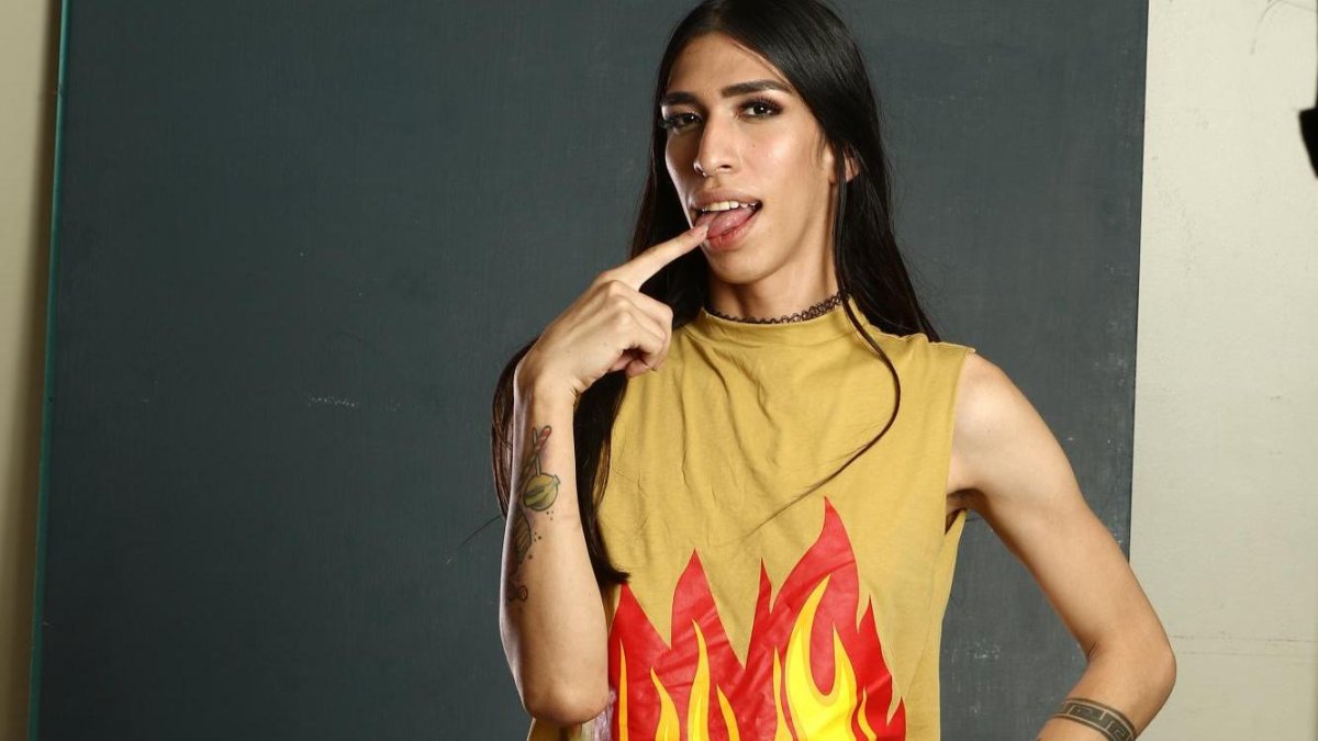 ‘La Brandon’, personaje que ganó fama en redes sociales por sus videos virales.