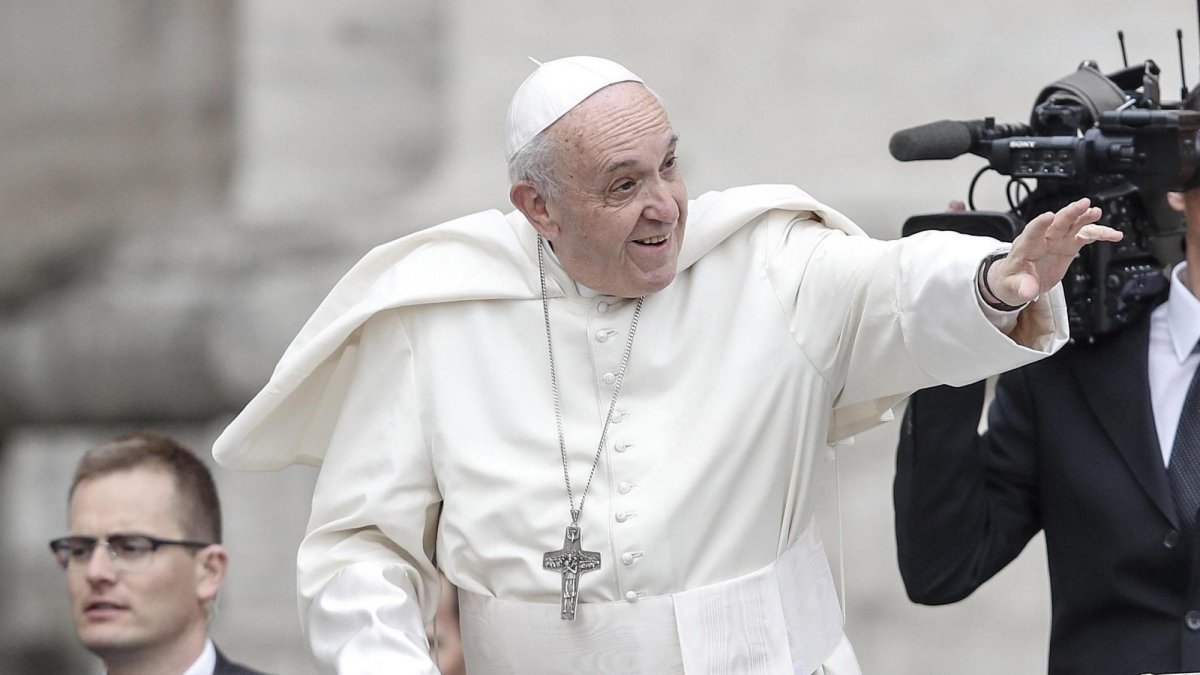 El papa Francisco en la Plaza San Pedro del Vaticano el miércoles 28 de marzo.