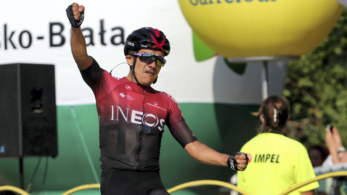 Richard Carapaz tuvo una destacada actuación en su primera temporada con el equipo británico Ineos Grenadiers.