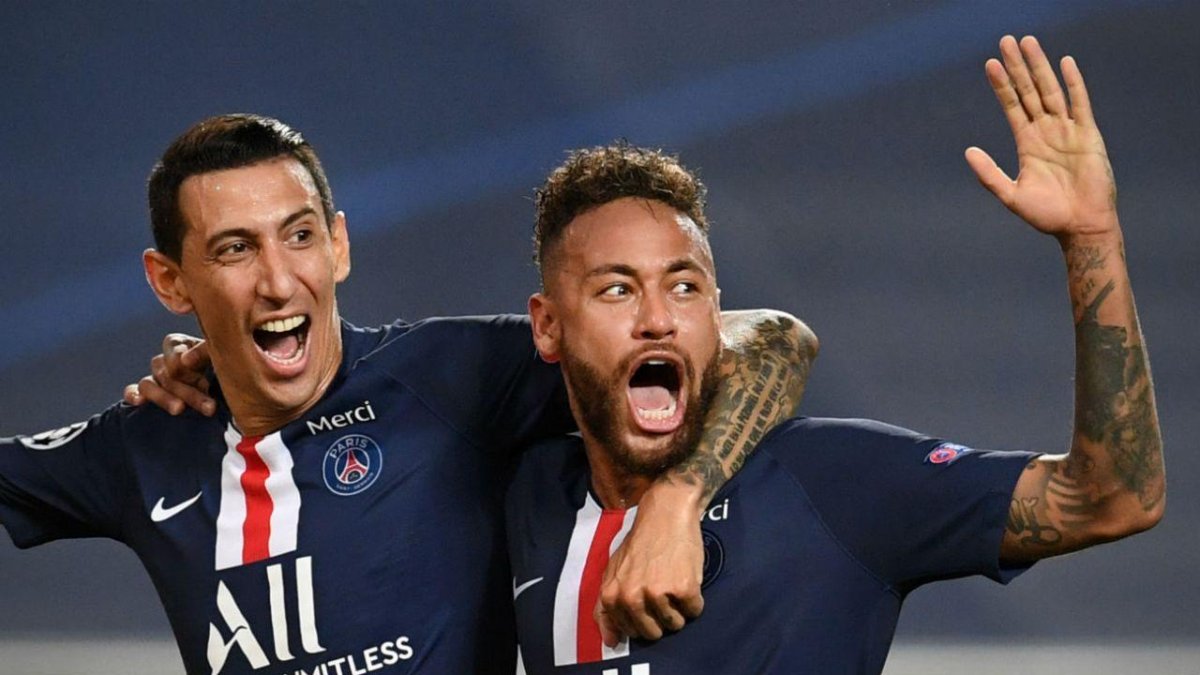 Di María y Neymar están en cuarentena, dieron positivo en el éxamen de COVID 19.