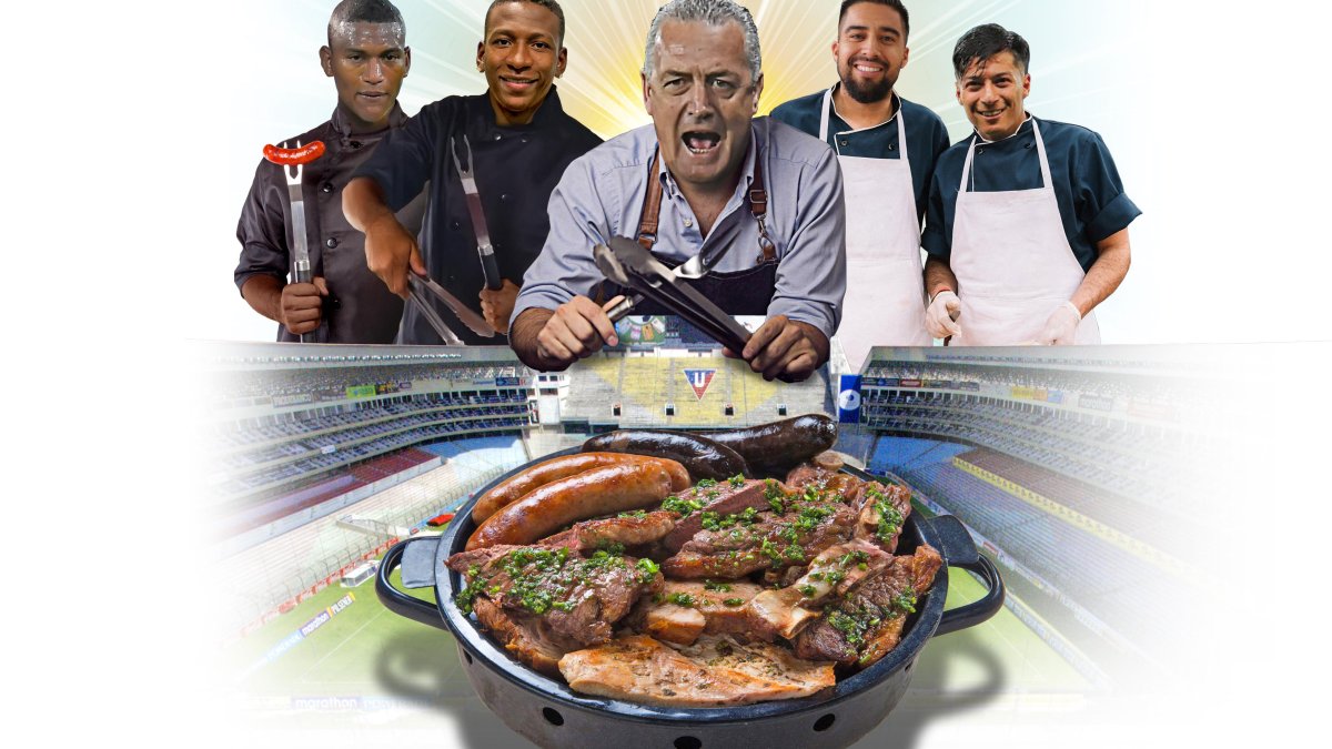 Nos vamos de parrillada en el estadio Rodrigo Paz Delgado.