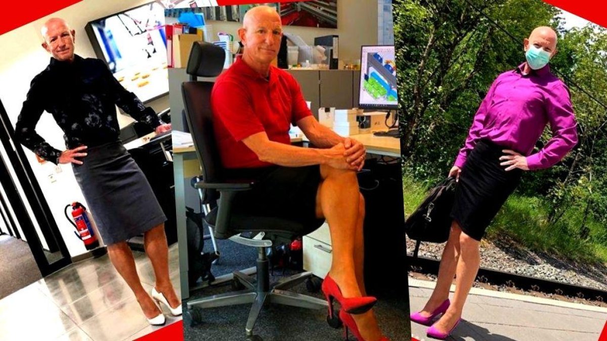 Le gusta ir como quiere y no tiene problemas al respecto.