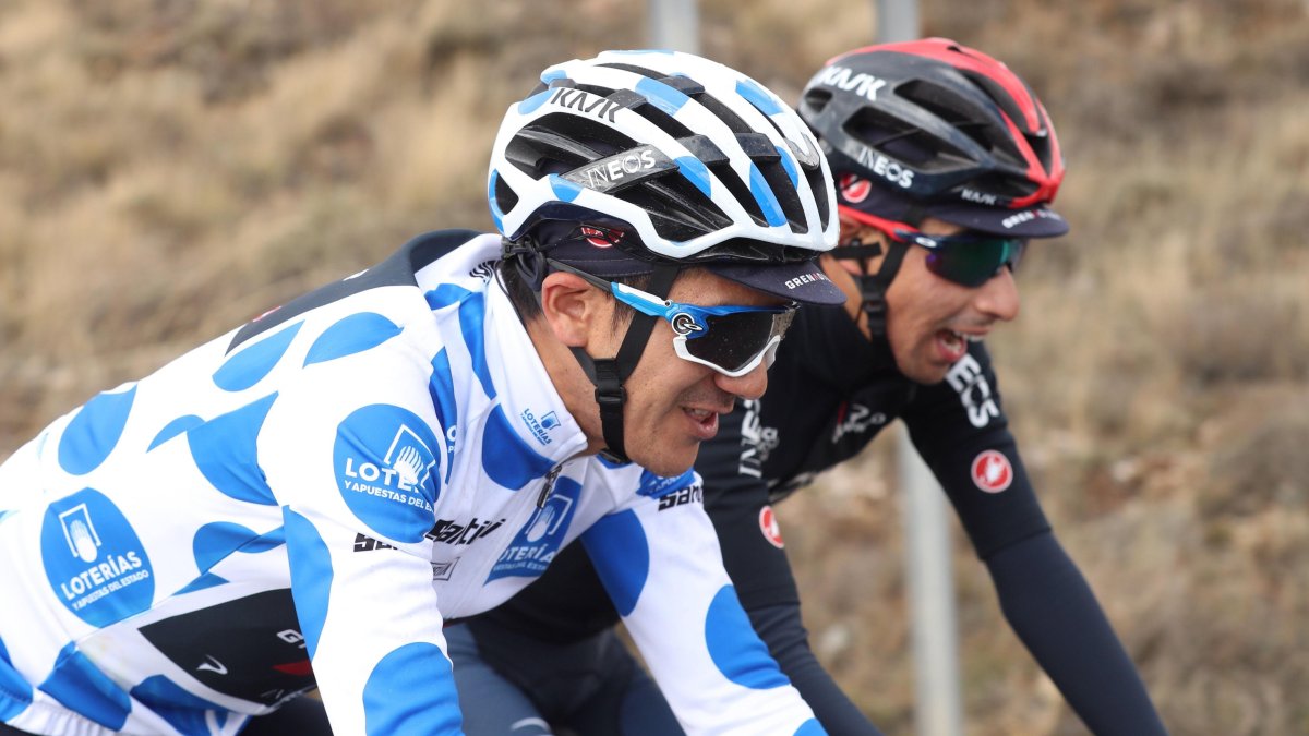 La Locomotora del Carchi sigue firme como líder de la montaña y es tercero en la clasificación general de la Vuelta a España.