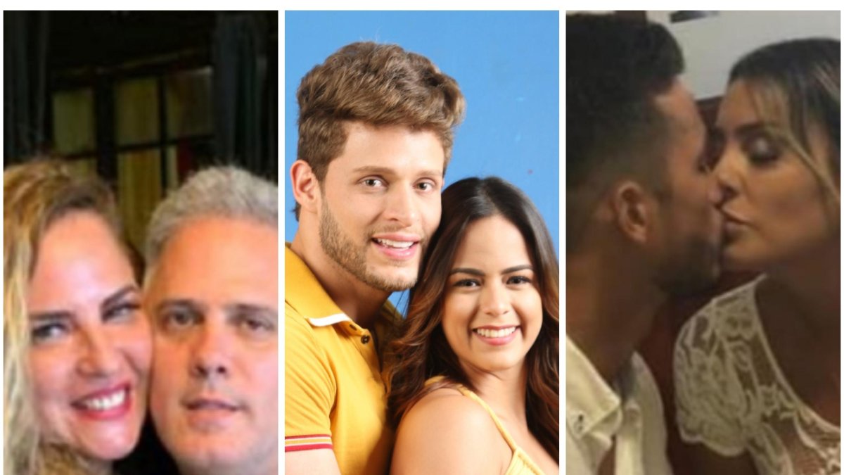 Carla Sala con José Ernesto, Kimberly con su esposo Julián Campos y Sofía Vásconez con Rommel Delgado.