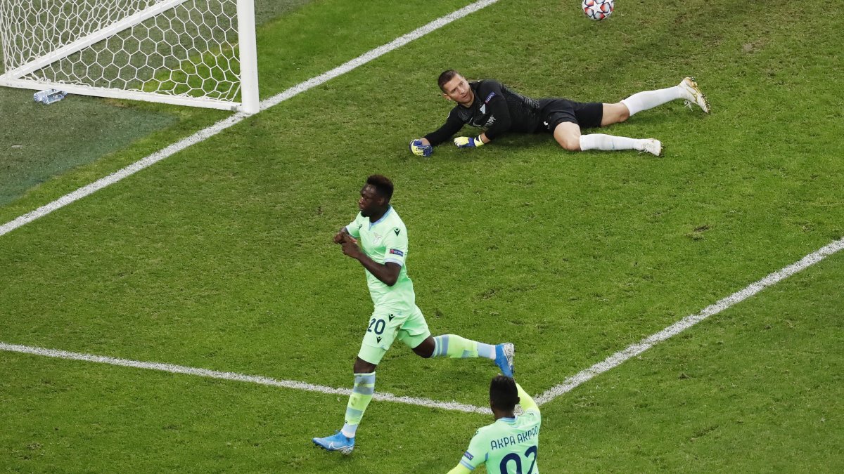 Felipe Caicedo marcó el tanto del empate para la Lazio, en el duelo ante el Zenit de Rusia.