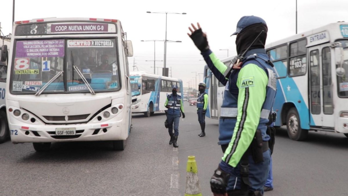 Los controles se efectuaron en tres puntos de Guayaquil.