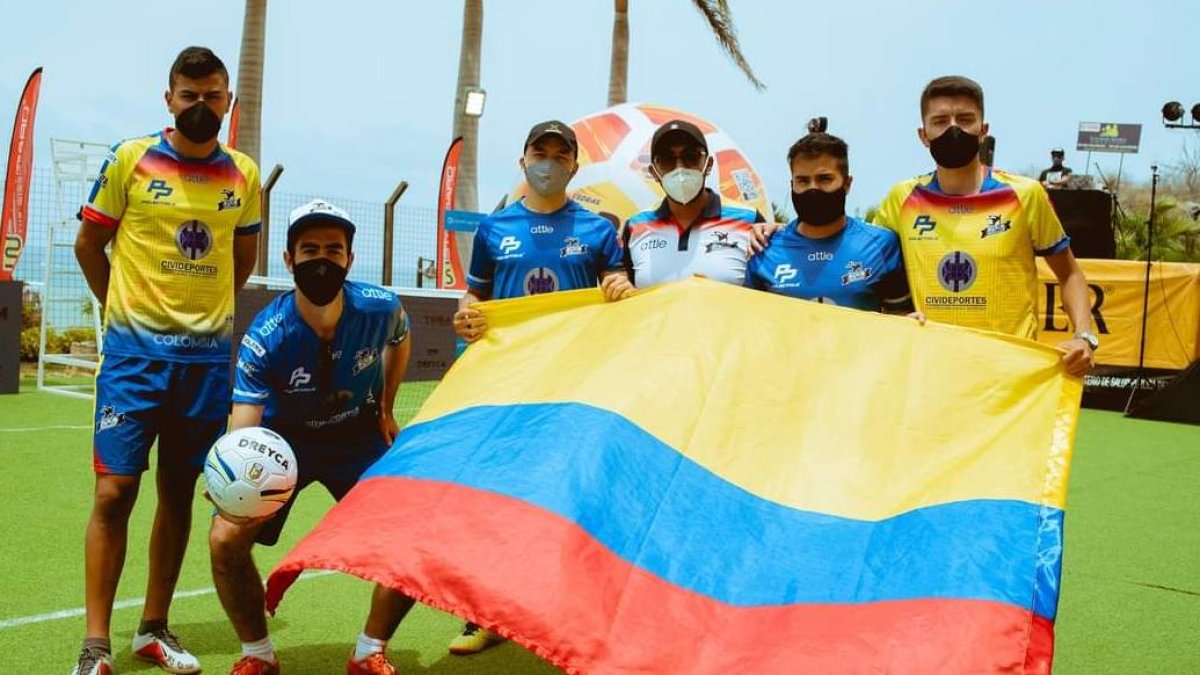 La selección de Colombia de fútbol tenis se impuso en la Copa Wyndham 2020.