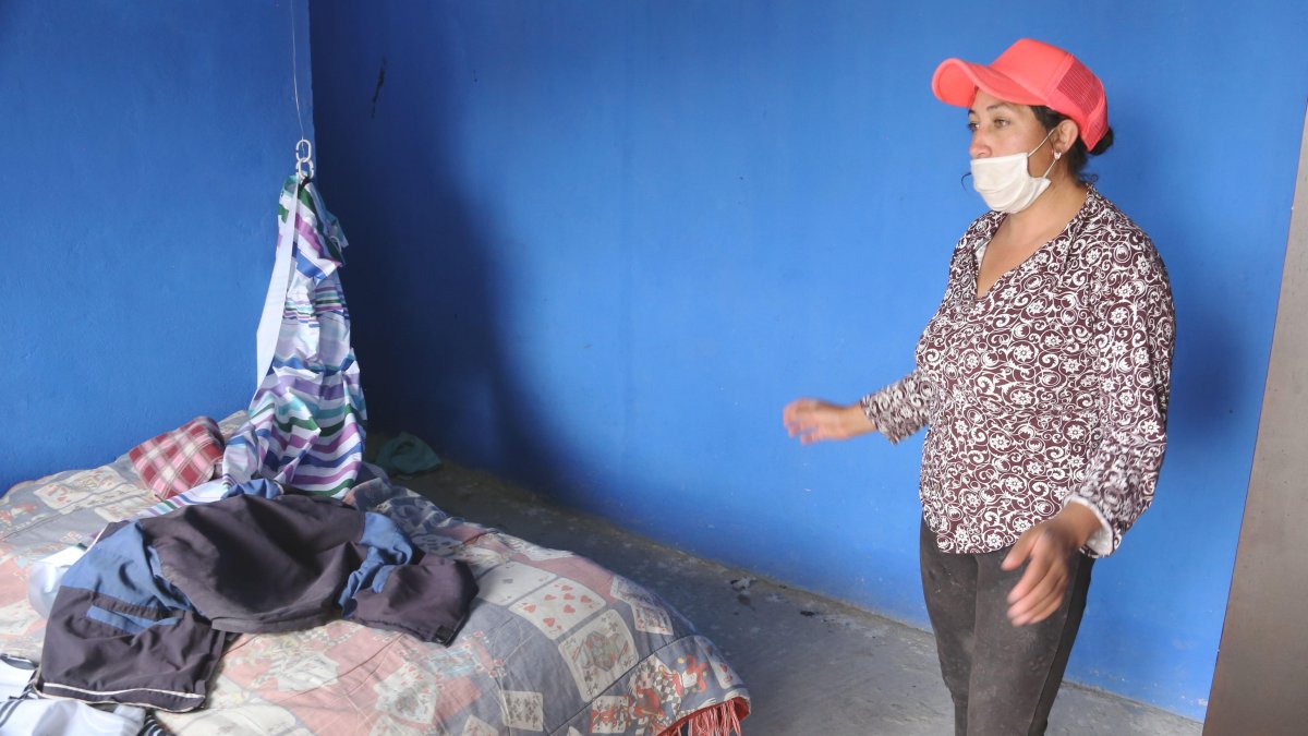 El cuerpo de Juliana estaba en el cuarto que compartía con su conviviente.