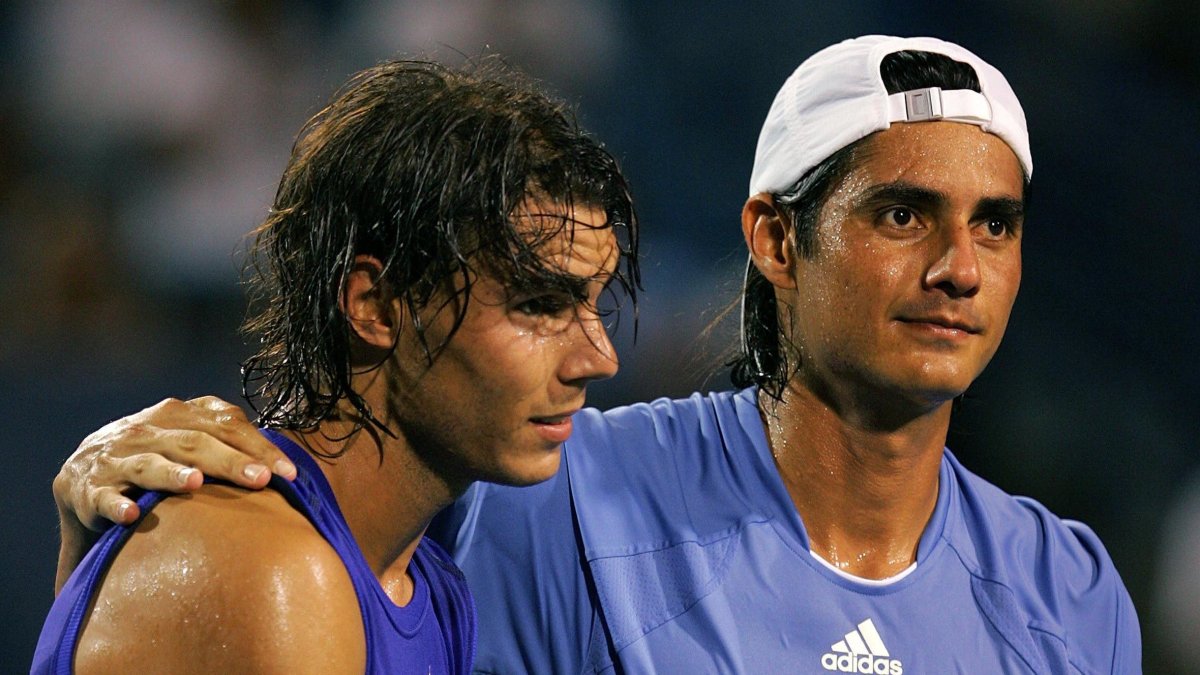Rafael Nadal y Nicolás Lapentti se enfrentaron por última vez en el Masters de Cincinatti de 2008.