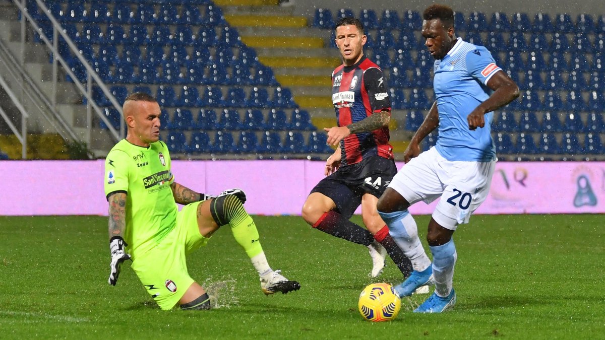 El delantero ecuatoriano Felipe Caicedo entró al cambio en la victoria de Lazio.