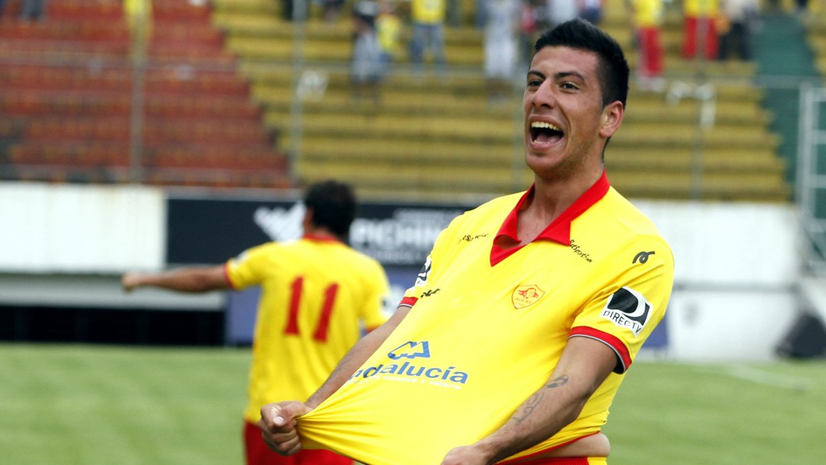 Federico Alonzo cuando defendía la camiseta de Aucas.