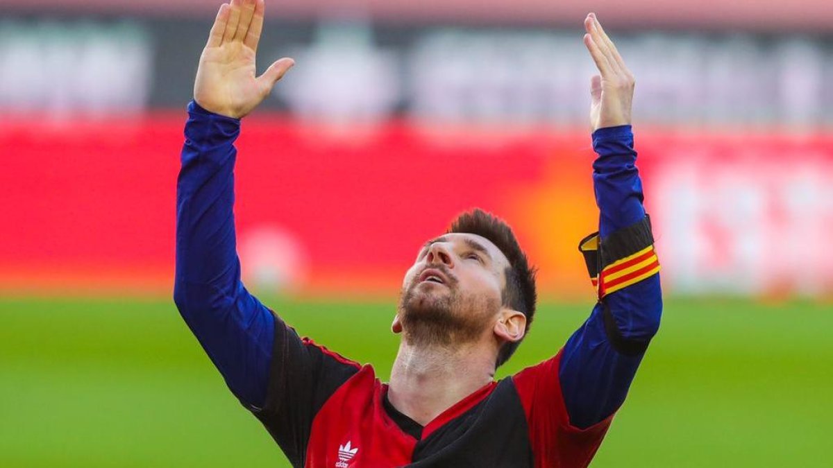 Messi con la camiseta de Newell's Old, todos se quedaron helados.