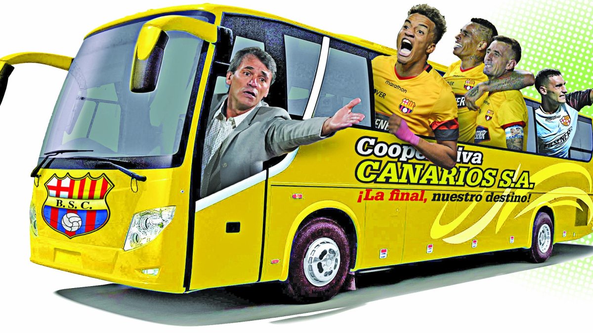 El Bus de Fabián Bustos que tiene ilusionado a la hinchada amarilla.